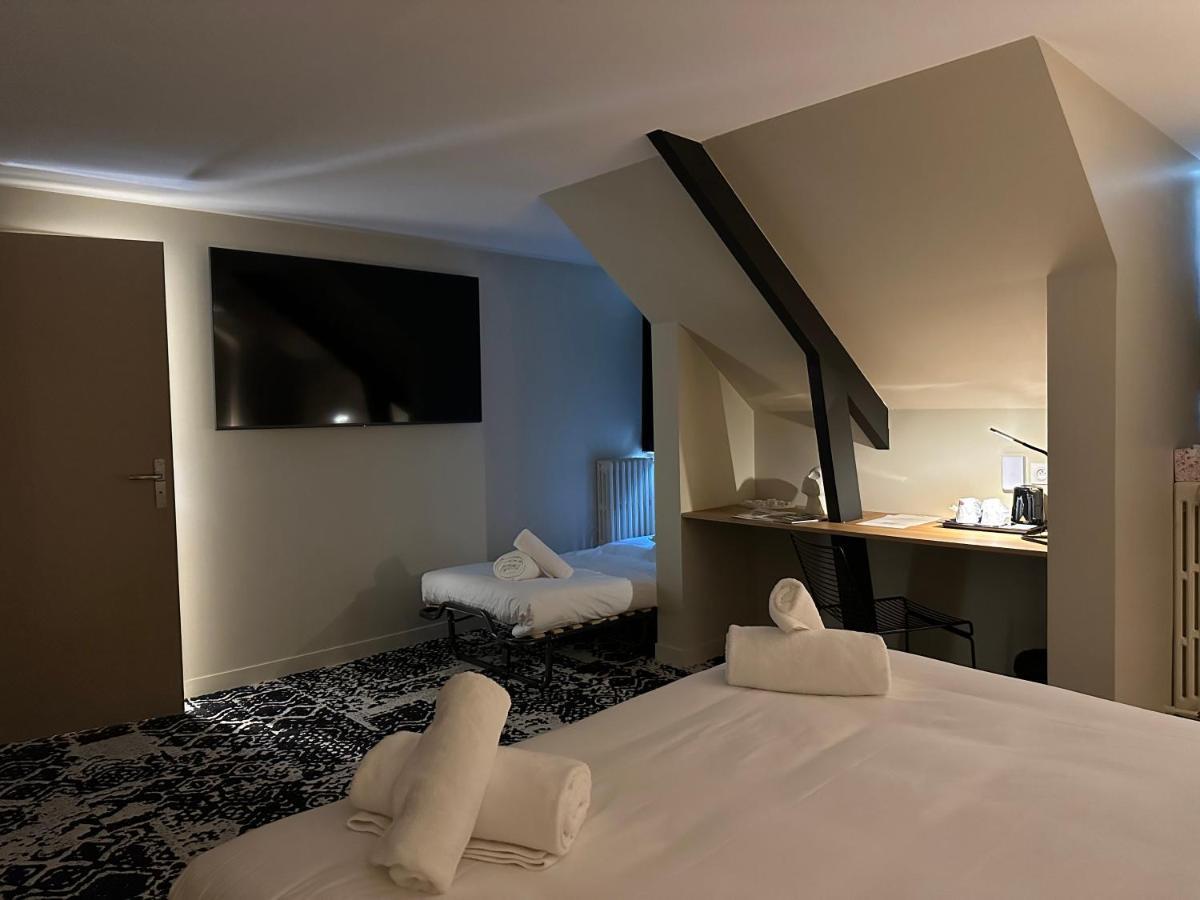 Logis Hotel & Restaurant Le Vert Bocage Franqueville-Saint-Pierre Eksteriør bilde