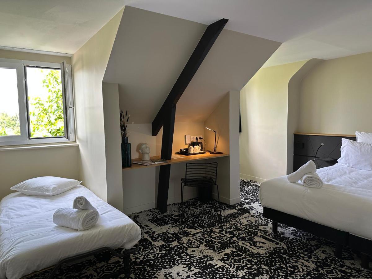 Logis Hotel & Restaurant Le Vert Bocage Franqueville-Saint-Pierre Eksteriør bilde